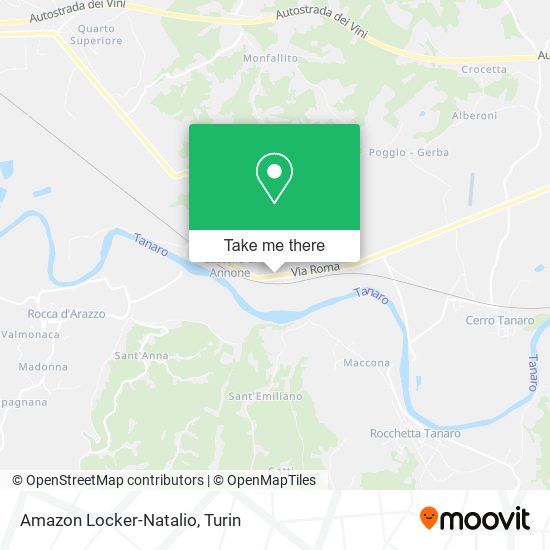 Amazon Locker-Natalio map