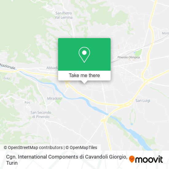 Cgn. International Components di Cavandoli Giorgio map