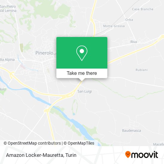 Amazon Locker-Mauretta map