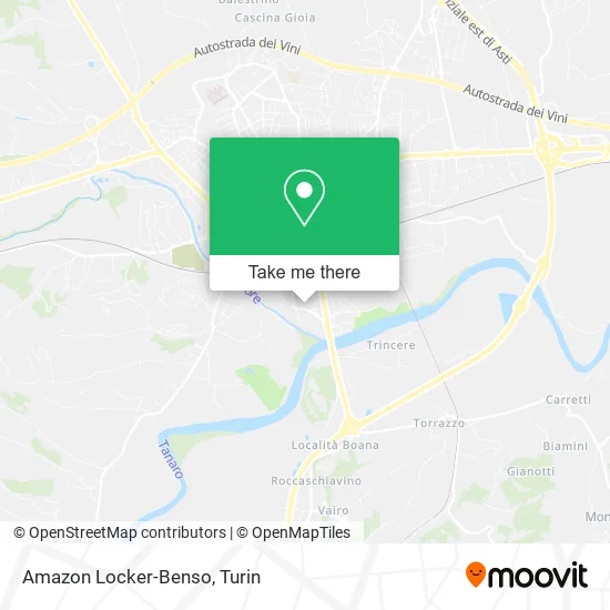 Amazon Locker-Benso map