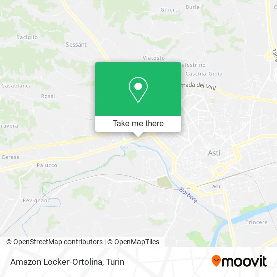 Amazon Locker-Ortolina map