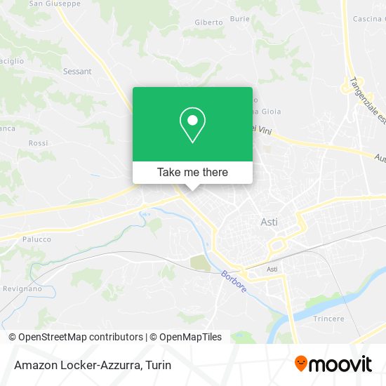 Amazon Locker-Azzurra map