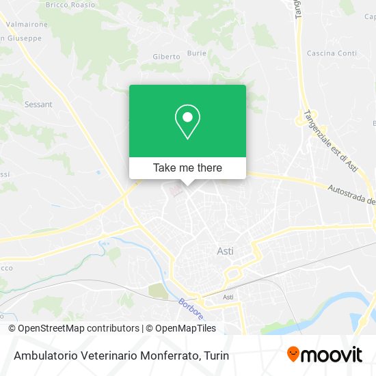 Ambulatorio Veterinario Monferrato map