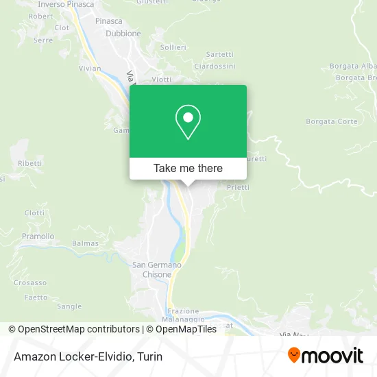 Amazon Locker-Elvidio map