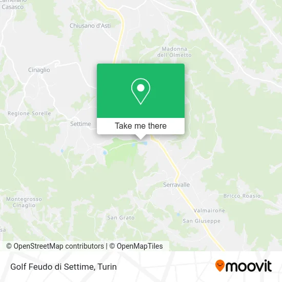 Golf Feudo di Settime map