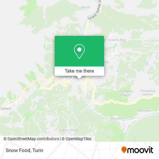 Snow Food map