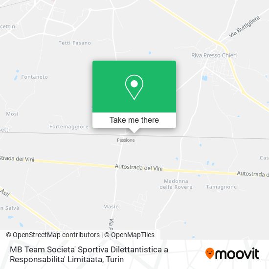 MB Team Societa' Sportiva Dilettantistica a Responsabilita' Limitaata map