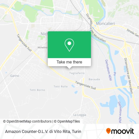 Amazon Counter-D.L.V. di Vito Rita map
