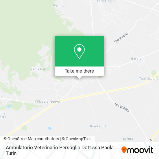 Ambulatorio Veterinario Persoglio Dott.ssa Paola map