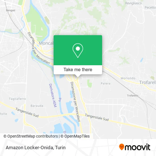 Amazon Locker-Onida map