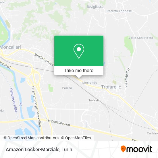 Amazon Locker-Marziale map