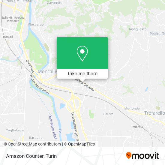 Amazon Counter map