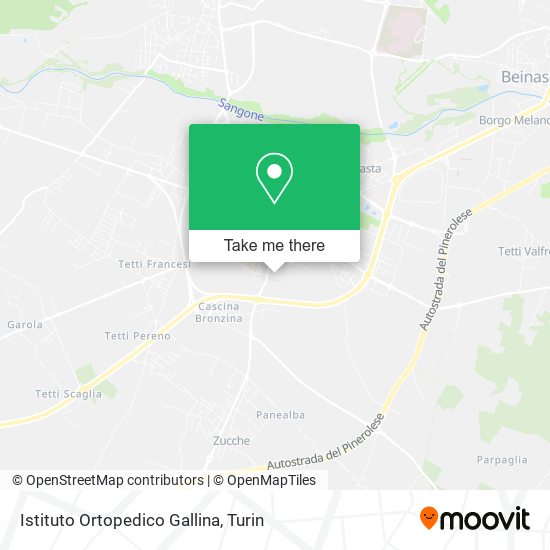 Istituto Ortopedico Gallina map