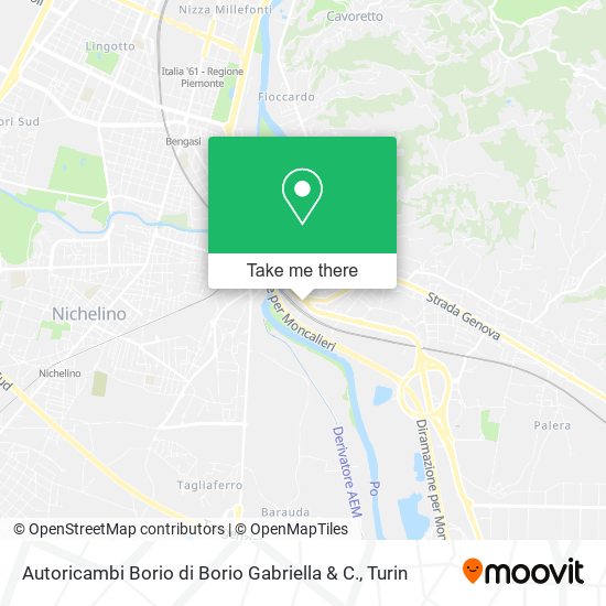Autoricambi Borio di Borio Gabriella & C. map