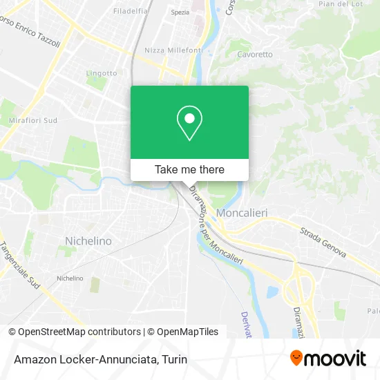 Amazon Locker-Annunciata map