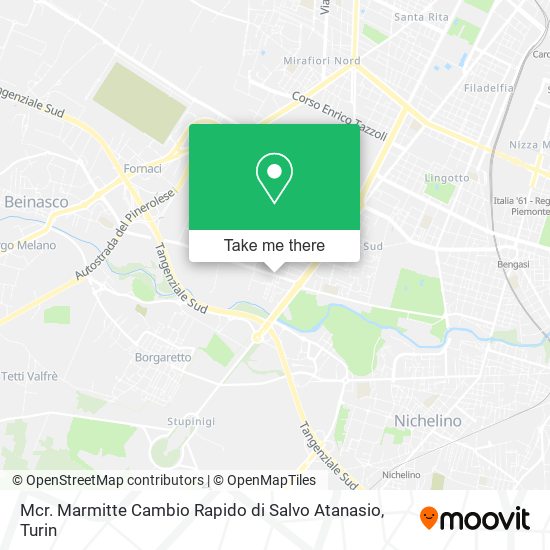 Mcr. Marmitte Cambio Rapido di Salvo Atanasio map