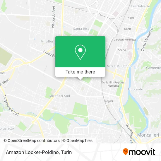 Amazon Locker-Poldino map