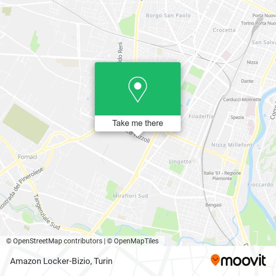 Amazon Locker-Bizio map