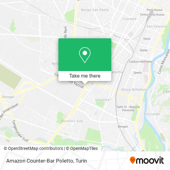 Amazon Counter-Bar Poletto map