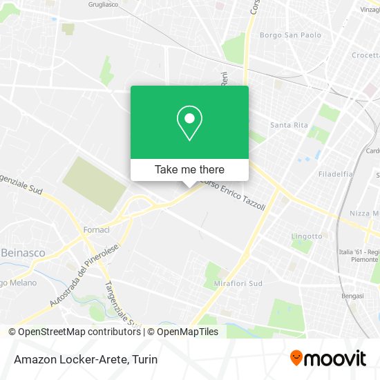 Amazon Locker-Arete map