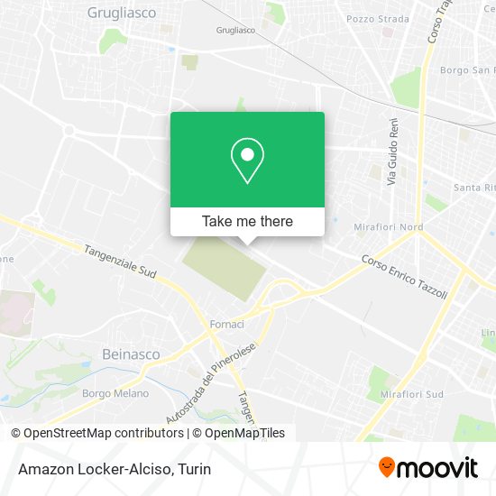 Amazon Locker-Alciso map