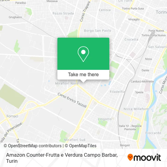 Amazon Counter-Fruits and Vegetables Campo Barbar map
