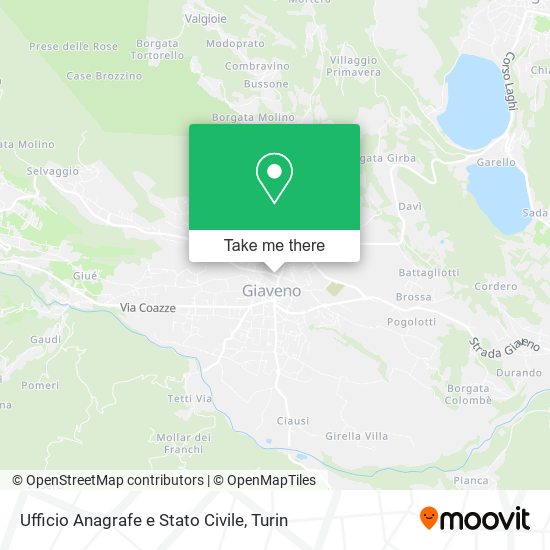 Ufficio Anagrafe e Stato Civile map