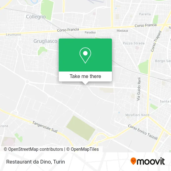 Restaurant da Dino map