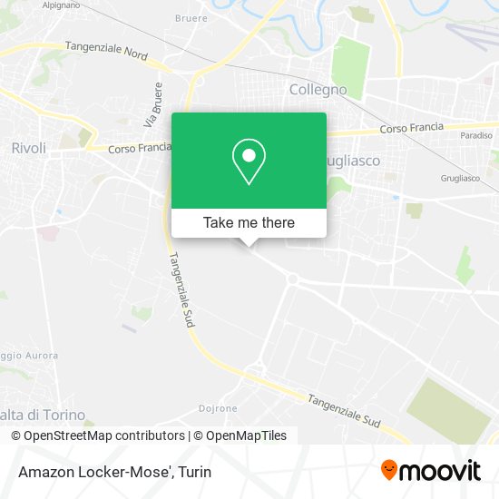 Amazon Locker-Mose' map