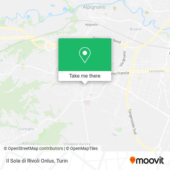 Il Sole di Rivoli Onlus map