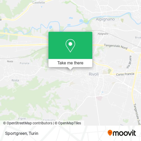 Sportgreen map