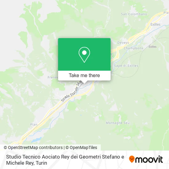 Studio Tecnico Aociato Rey dei Geometri Stefano e Michele Rey map
