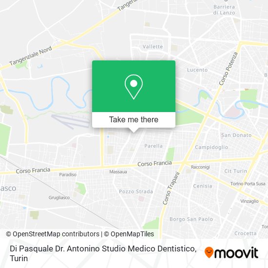 Di Pasquale Dr. Antonino Studio Medico Dentistico map