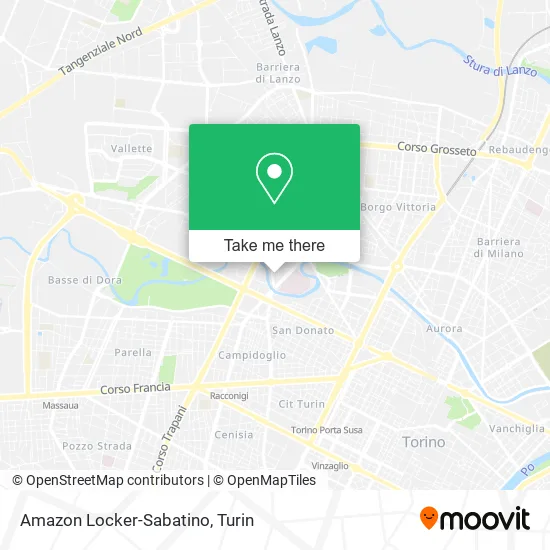 Amazon Locker-Sabatino map