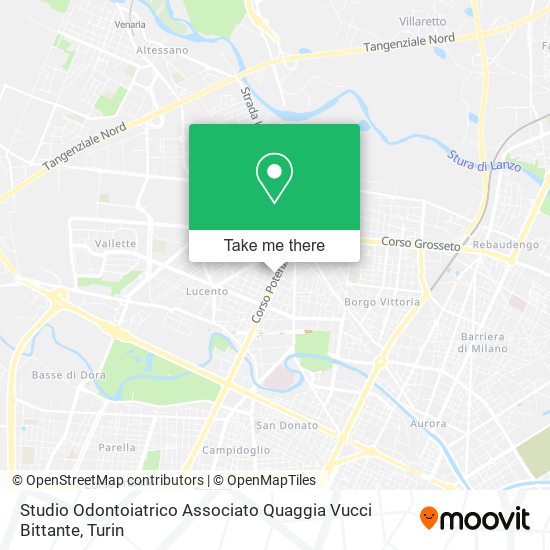 Studio Odontoiatrico Associato Quaggia Vucci Bittante map