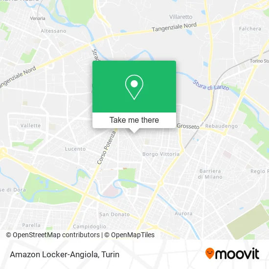 Amazon Locker-Angiola map