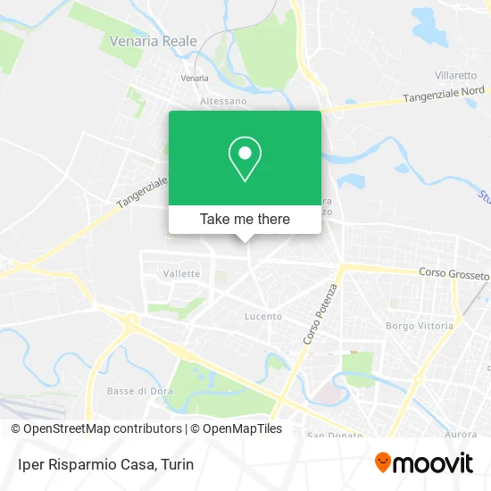 Iper Risparmio Casa map