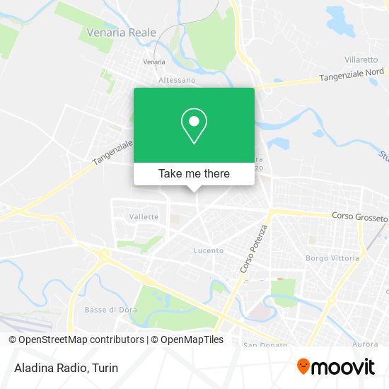 Aladina Radio map