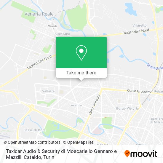 Taxicar Audio & Security di Moscariello Gennaro e Mazzilli Cataldo map