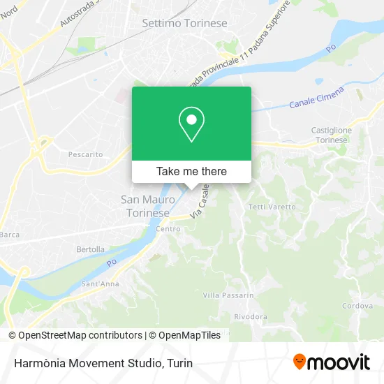Harmonia Movement Studio map