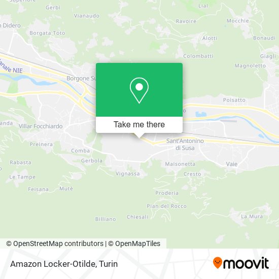 Amazon Locker-Otilde map