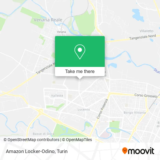 Amazon Locker-Odino map
