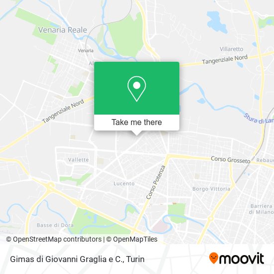 Gimas di Giovanni Graglia e C. map