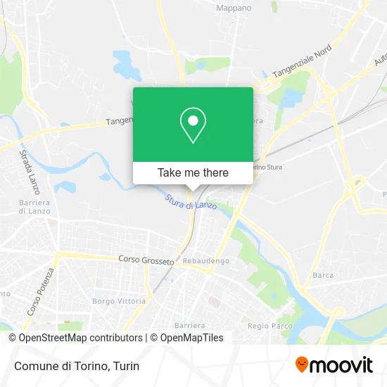 Comune di Torino map