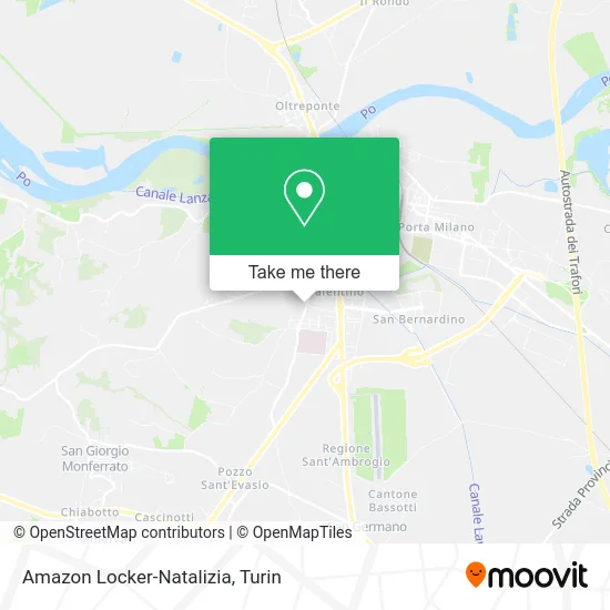 Amazon Locker-Natalizia map