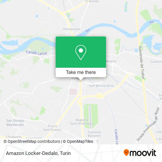 Amazon Locker-Dedalo map