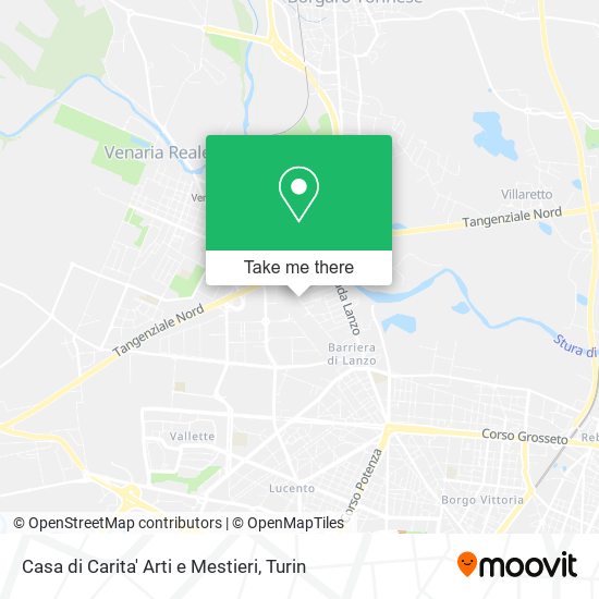 Casa di Carita' Arti e Mestieri map
