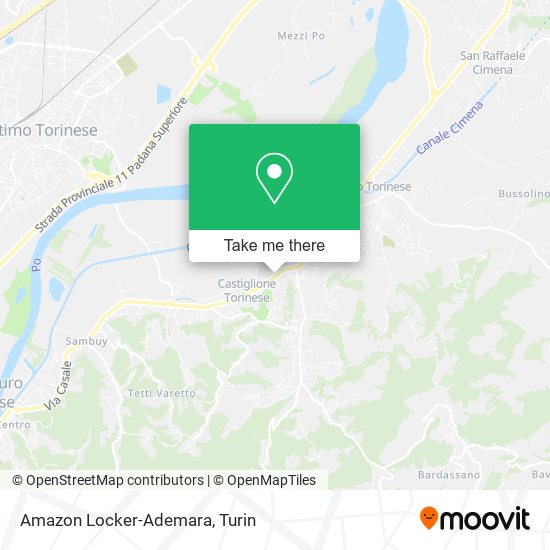 Amazon Locker-Ademara map