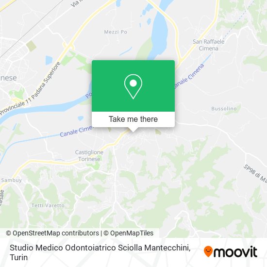 Studio Medico Odontoiatrico Sciolla Mantecchini map