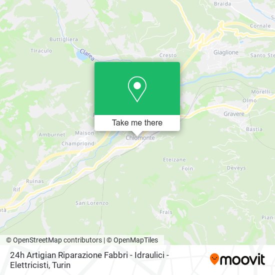 24h Artigian Riparazione Fabbri - Idraulici - Elettricisti map